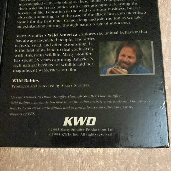 Marty Stouffer's Wild America VHS Great Escapes, Backyard Wildlife, Wild Babies - Picture 5 of 5